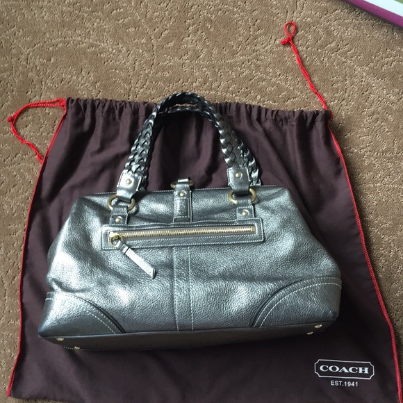 Coach metallic handbag - Picture 3 of 4
